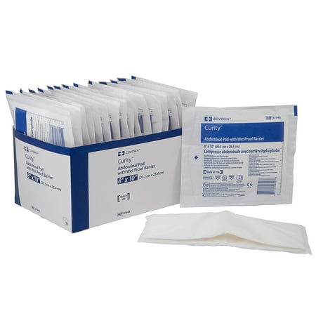 - Curity wet-pruf sterile abdominal pad 8