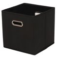 thumbnail image 5 of Household Essentials Contenedores de Almacenamiento Plegables de Tela 80-1 | Juego de 6 Cubos con Asas | Negro, 5 of 5