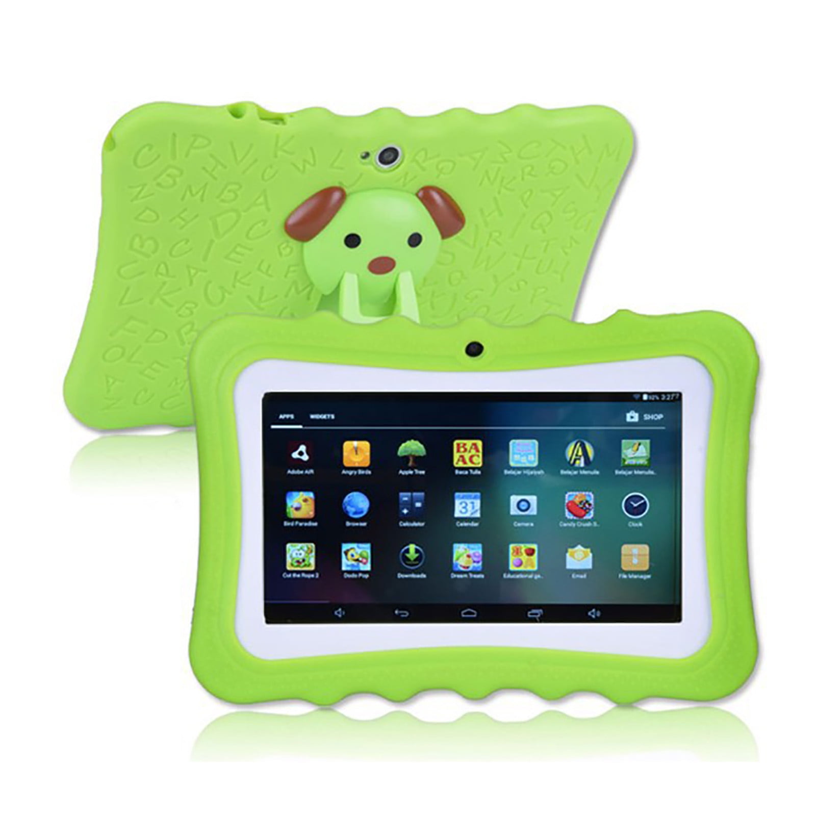 7 Inch Android Tablet PC with Quad Core Processor, 1GB RAM 16GB Storage, Wi-Fi Bluetooth, Camera, 1024x600 Screen, Includes Charger and Earphones