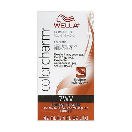 Wella Color Charm Liquid Haircolor 7wv Nutmeg 1 4 Oz Wella Color Charm Liquid Haircolor 7wv Nutmeg 1 4 Oz