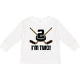 thumbnail image 3 of Inktastic 2nd Birthday Ice Hockey Sports Party Boys Boys Long Sleeve Toddler T-Shirt, 3 of 5