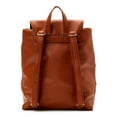 Time and Tru Women's Layla Backpack, Cognac