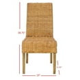 thumbnail image 4 of SAFAVIEH Sanibel Side Chair Set of 2 Honey, 4 of 6