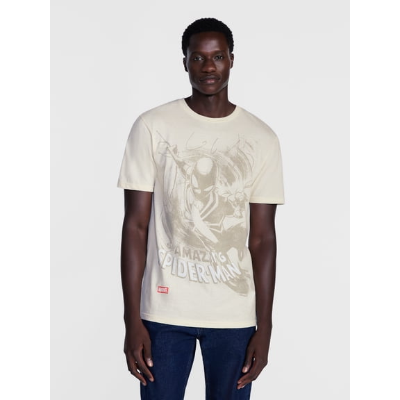 Marvel Spider-Man Symbiote Men's and Big Men's Graphic Cotton Tee, Sizes S-3XL