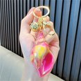 thumbnail image 1 of Feltree Cute Conch Keychain Colorful Large Conch Key Ring Car Key Decorative Backpack Keyring, 1 of 8
