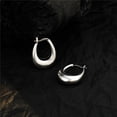 thumbnail image 4 of Ahansh Jewels 925 Sterling Silver Hoop Huggie Earrings U Ear Buckle Women Jewelry Gift, 4 of 4