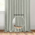 thumbnail image 5 of Half Price Drapes Silver Grommet Faux Silk Room Darkening Curtains for Bedroom(1 Panel),50WX 108L, 5 of 11