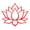 Red, variant on KGJQ Lotus Mirror Wall Sticker, Acrylic Lotus Flower Wall Decal, Zen Style Self Adhesive Wall Decoration for Living Room Bedroom Yoga Studio