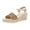 Brown, variant on Rokment Womens Espadrilles Wedges Dressy Sandals Fashionable Casual Open Toe Platform Chunky High Heels Dress Summer Shoes for Ladies Woman Beach Vacation Black Size 6