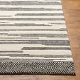 thumbnail image 3 of Hauteloom Jay Wool Living Room, Bedroom Area Rug - Bohemian, Transitional - Black, Cream - 8' x 10', 3 of 7