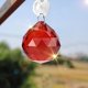 thumbnail image 5 of Colgante colgante ventana hecha a mano arco iris cristal prismas bola lámpara lámpara decoración de Navidad rojo, 5 of 8