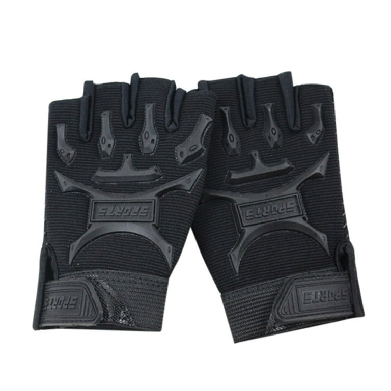 Dorkasm Kids Fingerless Gloves Unisex Fingerless Gloves Kids Weight Lifting Football 4 10 Years Old Half Finger Training Cycling Sport Non Slip