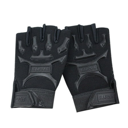MSJUHEG Gloves Fingerless Gloves Work Gloves Winter Gloves Children Sport Gloves For Training Gloves With Wrist Support For Fitness Winter Gloves Men Black One Size