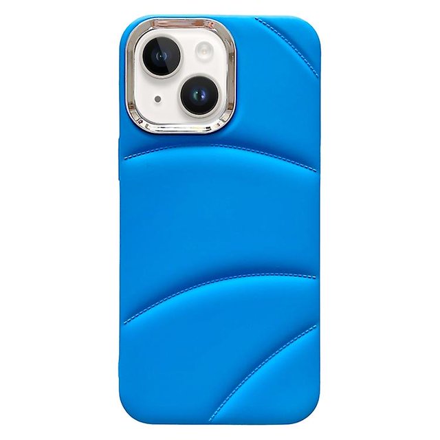 Pouriphone14pluscase-havedientialcolors-electroplatingliquiddownjackettpu