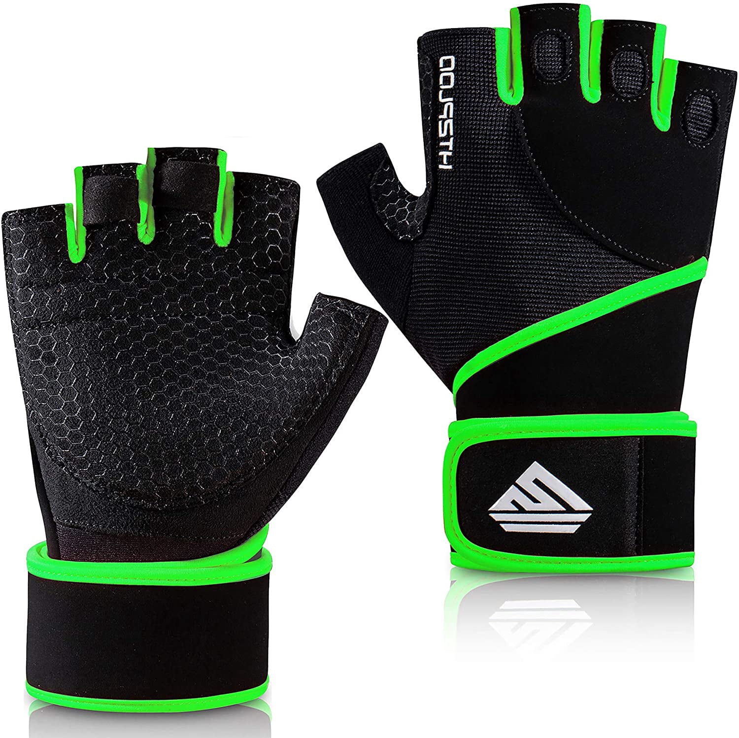 ZMLEVEMens Cycling Gloves,Half Finger 
