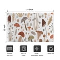 thumbnail image 5 of Brown Mushroom Leaf Light Pattern Door Rugs,Washable Non Slip Door Mats Indoor,Decorative Door Mats,Entry Mat Indoor for Entrance,Bedroom,Kitchen,Bathroom,20"x32", 5 of 6