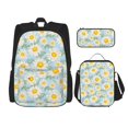 thumbnail image 1 of Fotbe Daisies Flowers Set Escolar 3 en 1 para Niños - Mochila Duradera con Lonchera Aislante y Estuche para Lápices - Mochila Escolar para Niños y Niñas, 1 of 7
