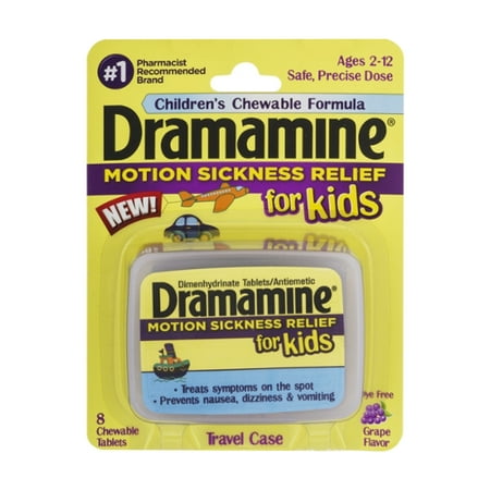 - Dramamine Kids Chewable Tabs 8ct