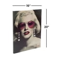 thumbnail image 3 of Lienzo para pared, gafas de sol con luz LED de Marilyn Monroe, 40 x 50 cm, 3 of 3