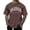 Brown, variant on Male Summer Casual Letter Print T Shirt Blouse Short Sleeve O Neck Tops T Shirt Long T Shirts Men T Shirts for Men Graphic Oversized T Shirts 3xlt Shirts for Men Big And Tall Big And Tall Men's Shirts