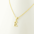 thumbnail image 6 of Lionhead Jewelry 14K Gold Plated Initial “E” Necklace, Hypoallergenic Adjustable Letter Pendant Chain Up to 18", Gift for Her, 6 of 6