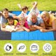 thumbnail image 4 of Manta de playa grande de 210 cm x 200 cm, impermeable y resistente a la arena, manta de picnic ligera y plegable con 4 clavos fijos para exteriores, camping, senderismo, picnic, 4 of 5