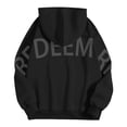 thumbnail image 7 of Womens Back Letter Print Hoodies Fashion Oversize Long Sleeve Loose Hooded Sweatshirt y2k Casual Sweatshirts With Pocket, 7 of 7