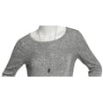 thumbnail image 5 of BCX Junior's Ribbed Twist Front Top Gray Size S, 5 of 6