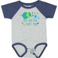 thumbnail image 3 of Inktastic My Nonna Loves Me Cute Elephants Boys or Girls Baby Bodysuit, 3 of 5
