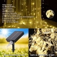thumbnail image 7 of 200 LED Solar String Lights Curtain Lights with 8 Lighting Modes Remote Control, 7 of 7