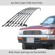 APS Compatible with Toyota 4Runner 1992-1995 Main Upper Chrome Billet Front Grill Grille Insert T85479A