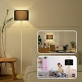 thumbnail image 2 of ERDS-Gold Standing Floor Lamps for Bedroom Living Room, 2 of 4