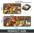 thumbnail image 2 of Farmhouse Kitchen Rugs and Mats Set of 2, Farm Rooster Kitchen Mat, Seasonal Holiday Cooking Sets Washable Non-Slip Floor Mats for Home Kitchen Decor - 17x29 and 17x47 Inch, 2 of 6