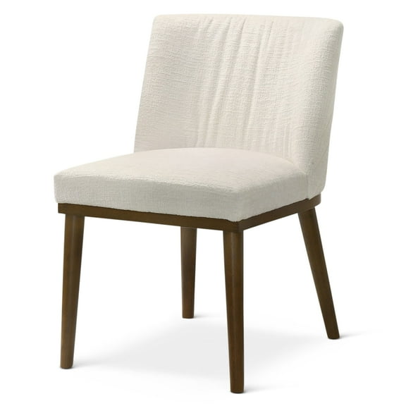 Newboti Furniture Daley White Fabric Dining Chair (Set Of 2) 3108