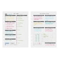 thumbnail image 2 of LUX PRO A5: Standard 6 month Set - LUX Productivity Refill Pack - Planner Page Inserts - Compatible with the LUX PRO A5 6-Ring Binder Organizer, 2 of 5