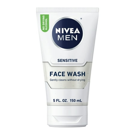 NIVEA Men Sensitive Face Wash, 5 fl. oz. Bottle