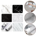 thumbnail image 2 of Lierteer Waterproof Oil Proof Foil Marble Decor Sticker for Kitchen Bathroom The White Book, 2 of 6