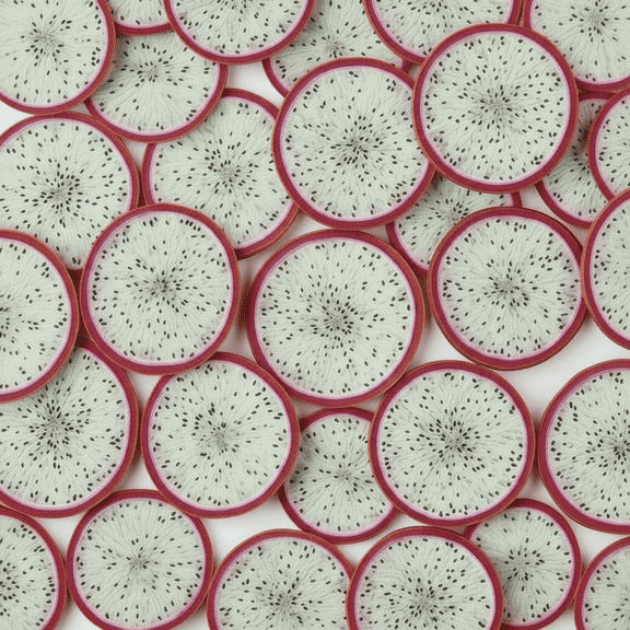 LAVA Premium Dehydrated Dragon Fruit, Made in the USA, 100% Natural Dried Dragonfruit Wheels. Pink Skin with White Flesh. Dried Pitaya Thinly Sliced. No Additives, No Sugar Added. 3oz/85g