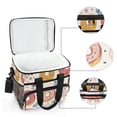 thumbnail image 6 of FORMRS Insulated Cooler Bag 24 Cans Capacity Soft Leakproof Lunch Box with Side Pockets, Pink Donut, 6 of 7