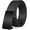 Black, variant on Men's Ratchet Web Belt,1.25 inch Nylon Automatic Buckle Belt,No Holes Invisible Belt for Men