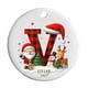thumbnail image 2 of Adornos navideños con letras del alfabeto | 26 colgantes decorativos | Decoración navideña personalizada para hacer tú mismo, 2 of 6