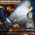 thumbnail image 3 of LED Work Light 2700LM 18V 27W LED Flood Light IP55 Waterproof Job Site Light Portable Flashlight, 3 of 9