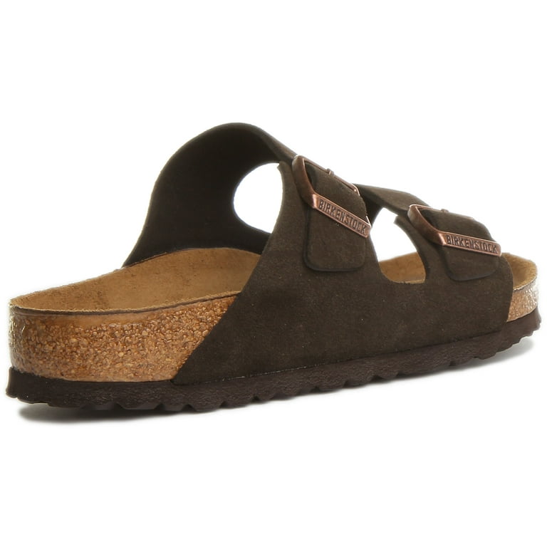 Birkenstock Men's Arizona Soft Footbed Suede Leather Sandal, 42