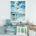 thumbnail image 3 of Designart 'Peaceful Scene Of Horse and Man Running By The Water' Farmhouse Framed Art Print, 3 of 4