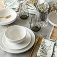 thumbnail image 6 of over&back Coupe Dinnerware Set - Porcelain Dishes - Comes with 4 Dinner Plates, 4 Salad Plates, 4 Cereal Bowls, and 4 Dinner Bowls - 16-Piece All-Occasion Place Settings - Glossy White, 6 of 8