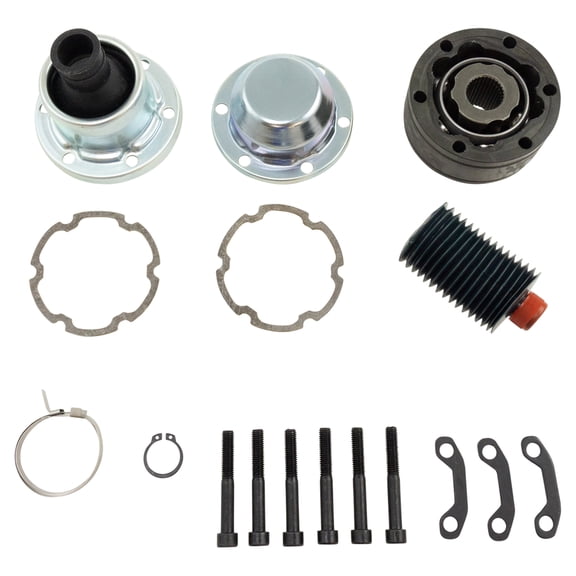 TRQ Front Prop Drive Shaft Rear High Speed CV Joint Repair Kit for Nitro Liberty CRA86193