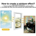thumbnail image 5 of ‎TACYKIBD 23PCS Anti-Collision Window Decals, Non-Adhesive Reusable Vinyl Rainbow Window Stickers for Bird Strikes Protection & Home Decoration, 5 of 12