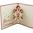 thumbnail image 2 of Papercraft Handmade 3D Greeting Cards for All Occasions Pop Up Card For Anniversary, Birthday, Valentine, Wedding, Congratulations Cards (snowflakes), 2 of 5