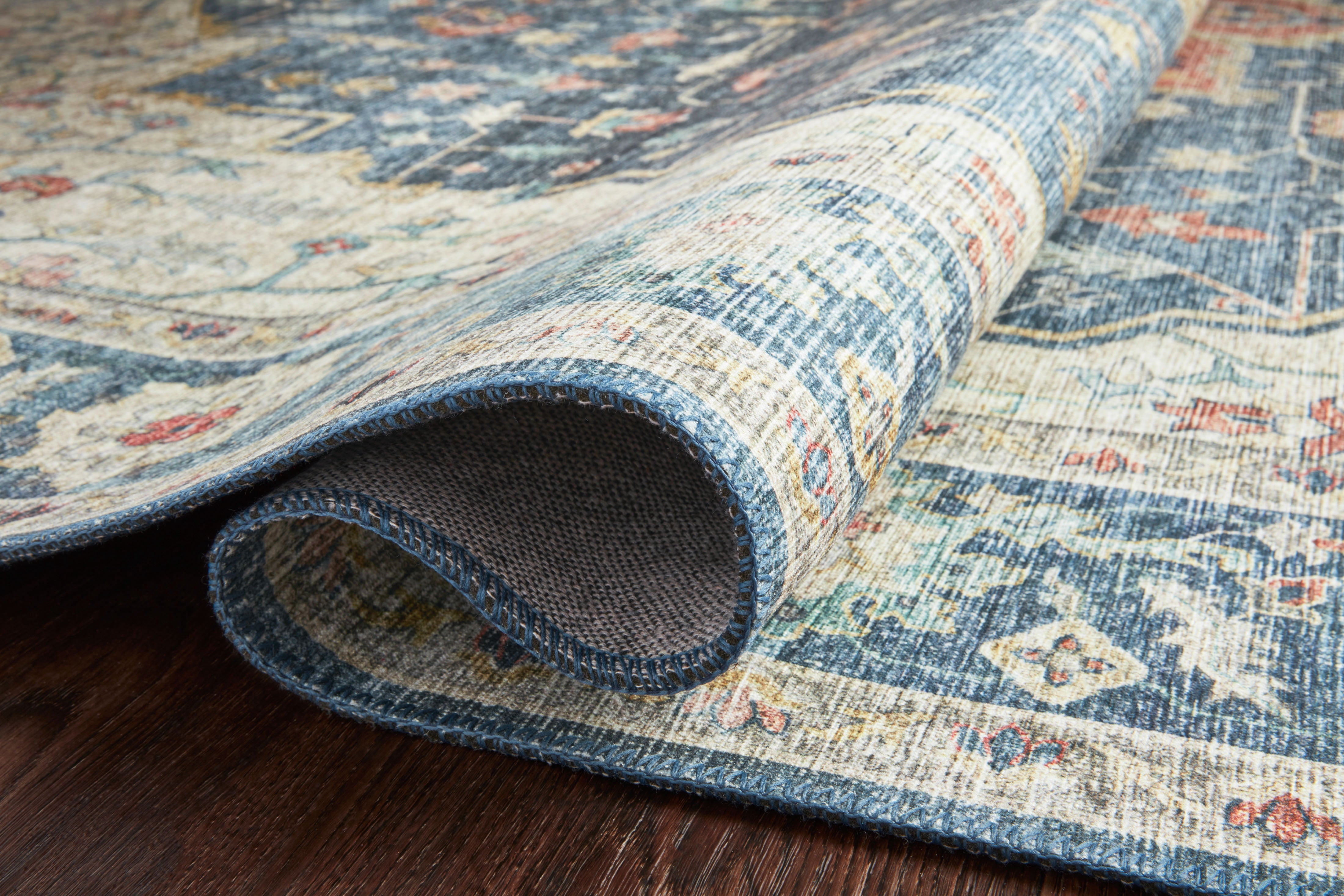 Loloi Skye Ocean / Multi 2'-6" x 12'-0" Area Rug