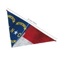 thumbnail image 3 of Retro North-Carolina Flag Dog Bandana Adjustable Dog Bib Scarf Handkerchief For Large Medium Small Dogs Cats Pets, 3 of 6